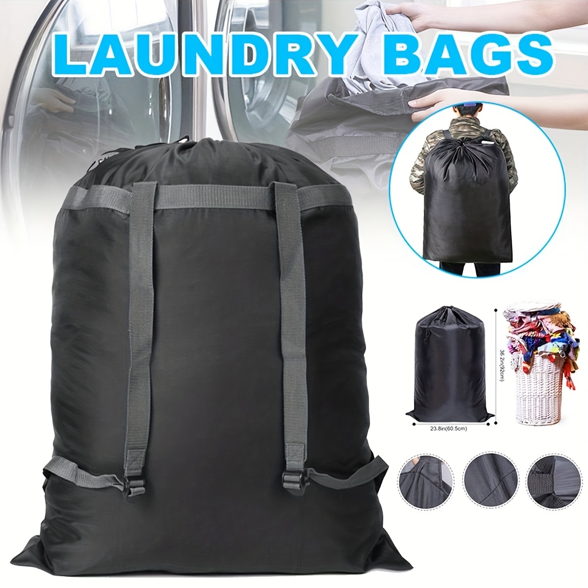 Black Net Laundry Bag