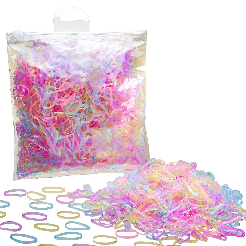 Rainbow Loom Confetti Rubber Bands Mix Small : : Office Products