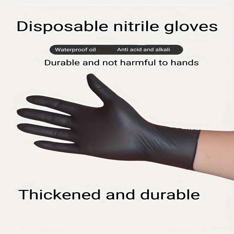 Diamond Pattern Nitrile Gloves Industrial Waterproof Oil - Temu