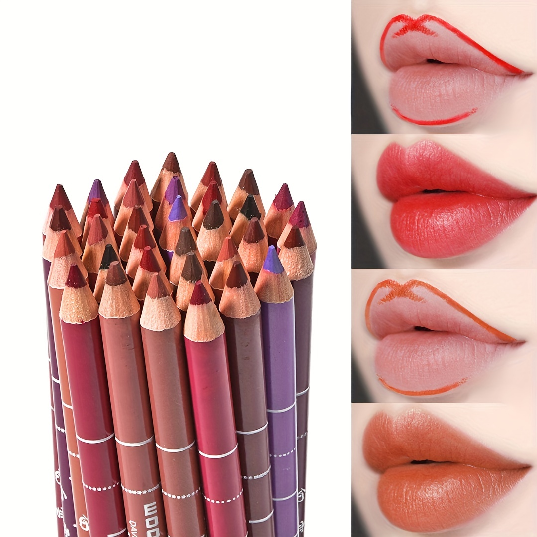 Face Secret 5 Color Lip Liner Waterproof Sweatproof Matte Multi Color  Correcting Lip Pencil Lip Plumping Cosmetics - Beauty & Health - Temu