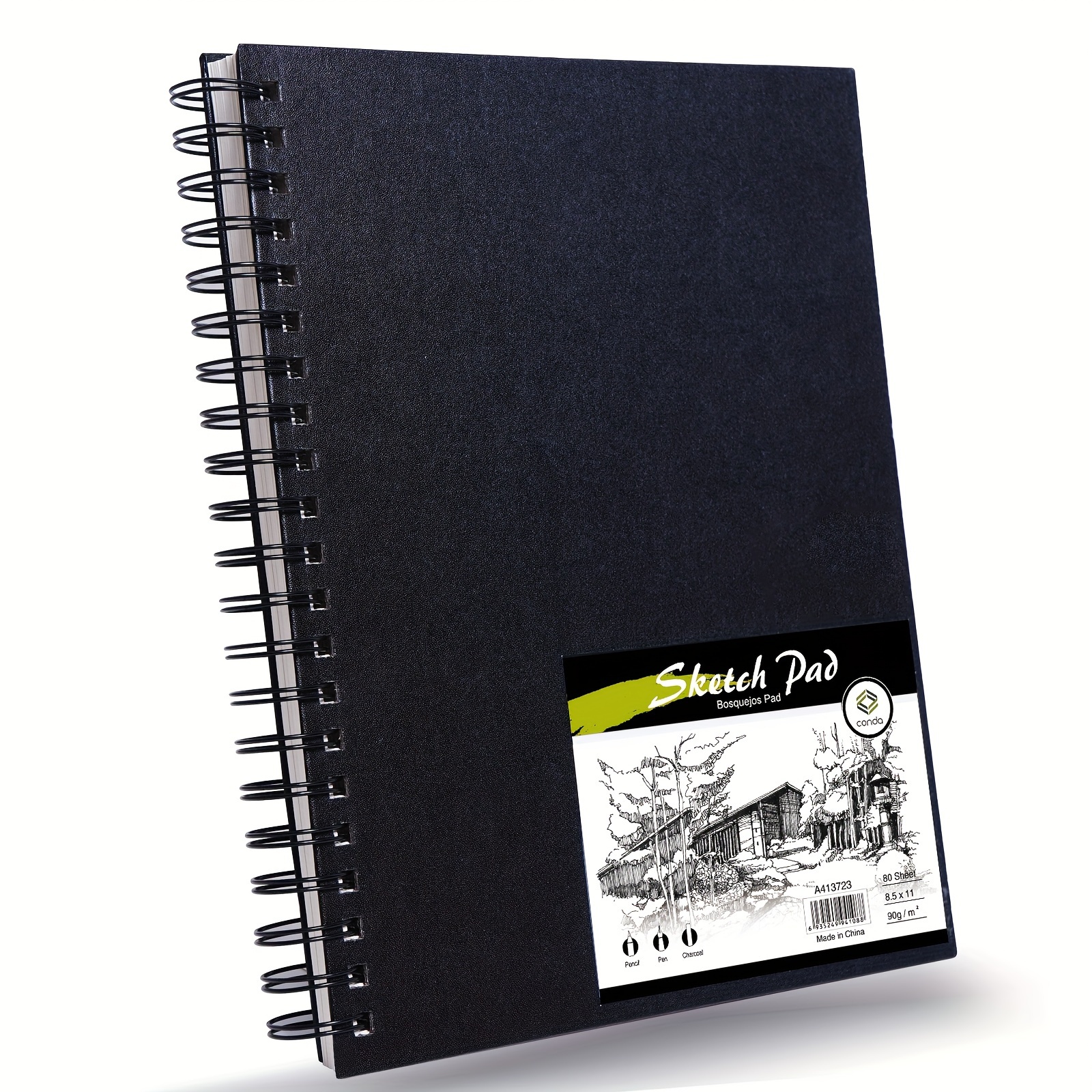  CONDA 9x12 Sketch Book, 100 Sheets (68 lb/100gsm), Spiral  Bound Artist Sketch Pad, Durable Acid Free Drawing Paper for Drawing  Painting, Starry Sky : Arts, Crafts & Sewing