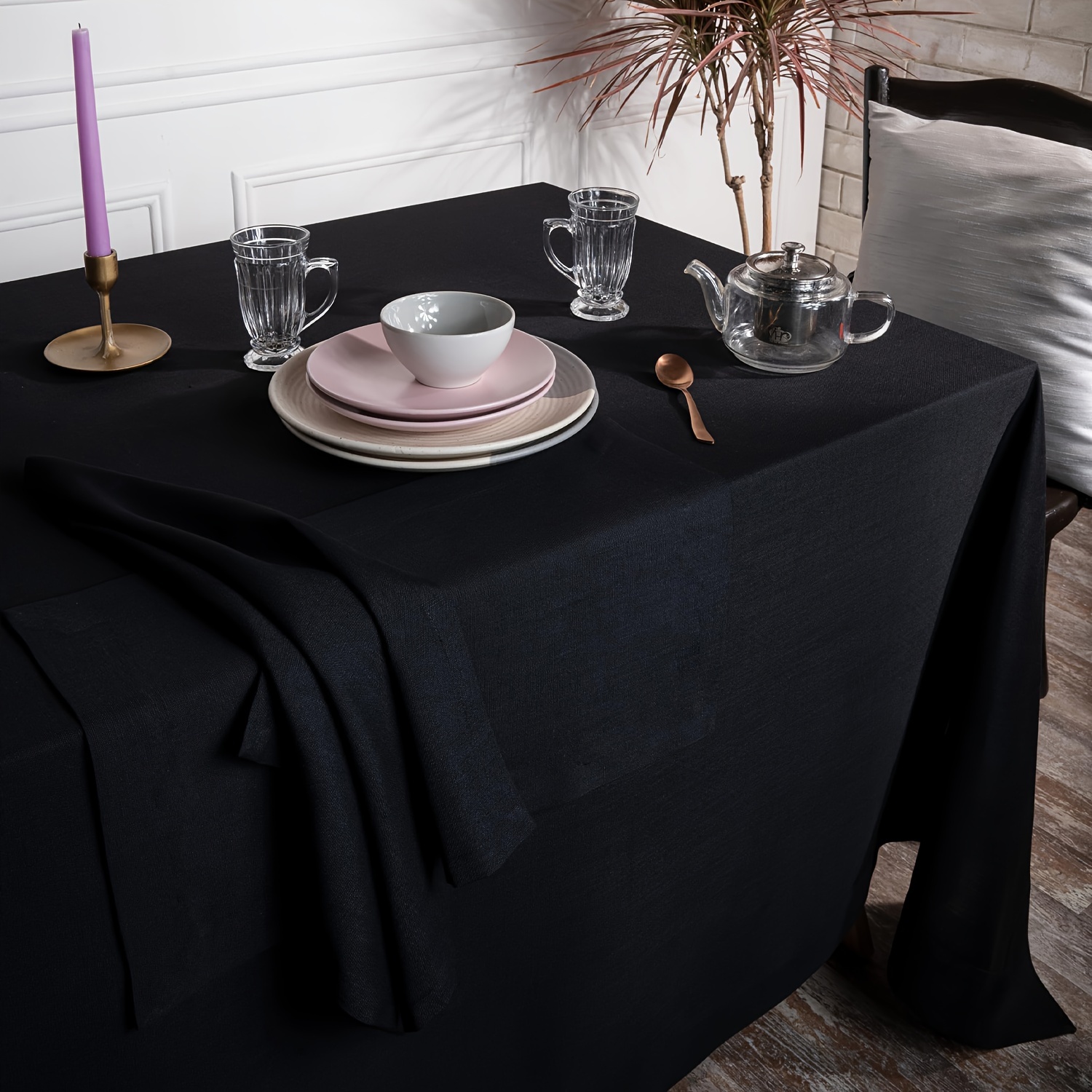 1 Pieza Mantel Banquete Mesa Larga Organza Mantel Tul - Temu