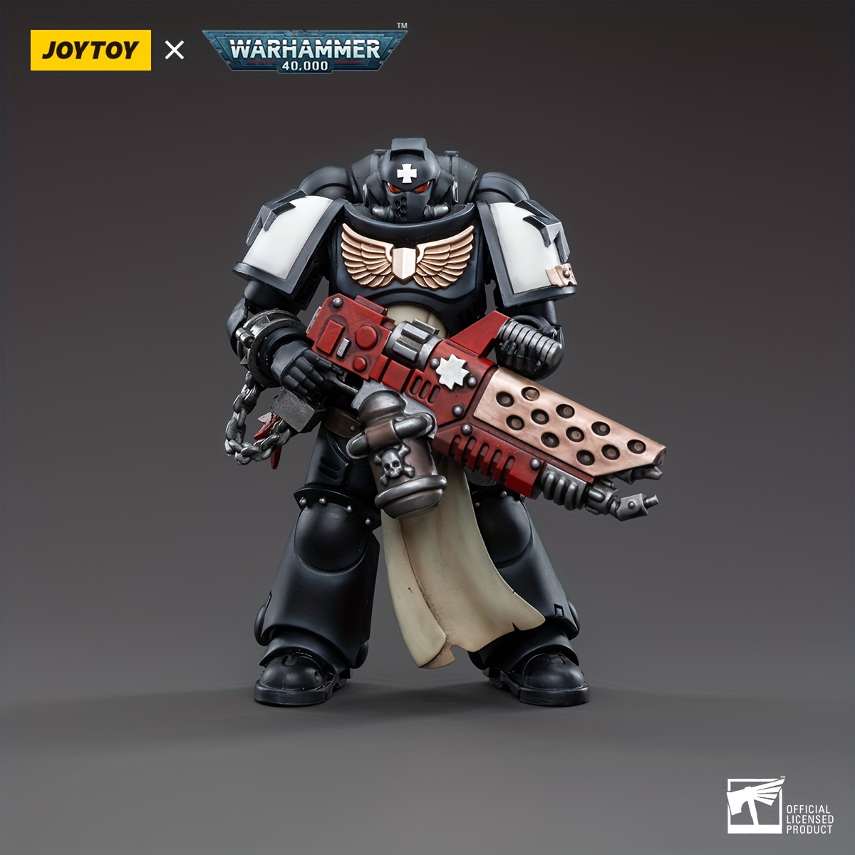  JOYTOY Warhammer 40,000 Action Figure Black Templars High  Marshal Helbrecht 5-Inch Collection Model Christmas Birthday Gifts : Toys &  Games