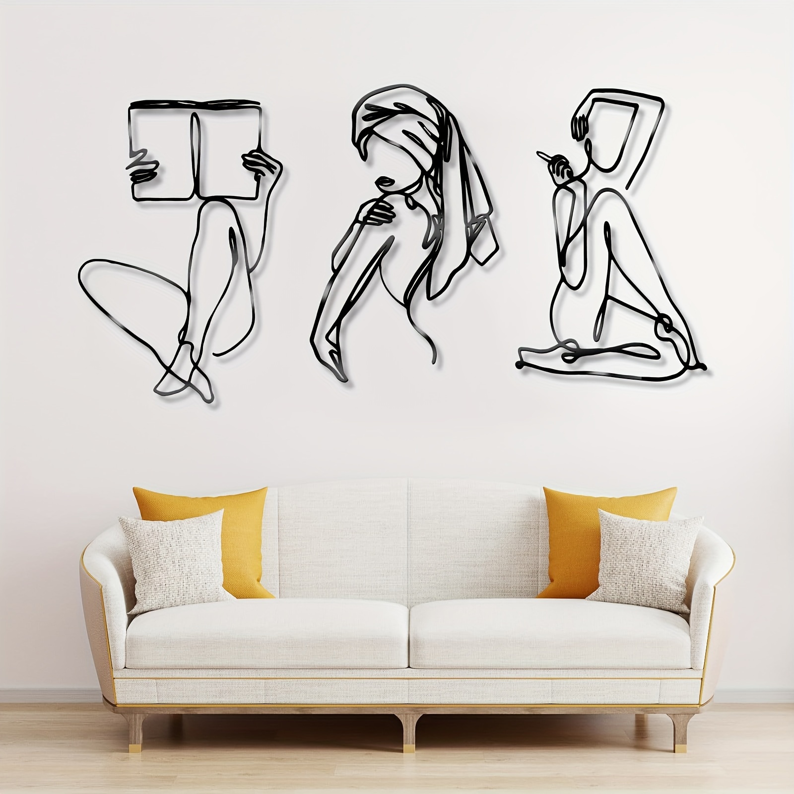 Stylish Room Decor Inspirational Wall Art Set For Women - Temu
