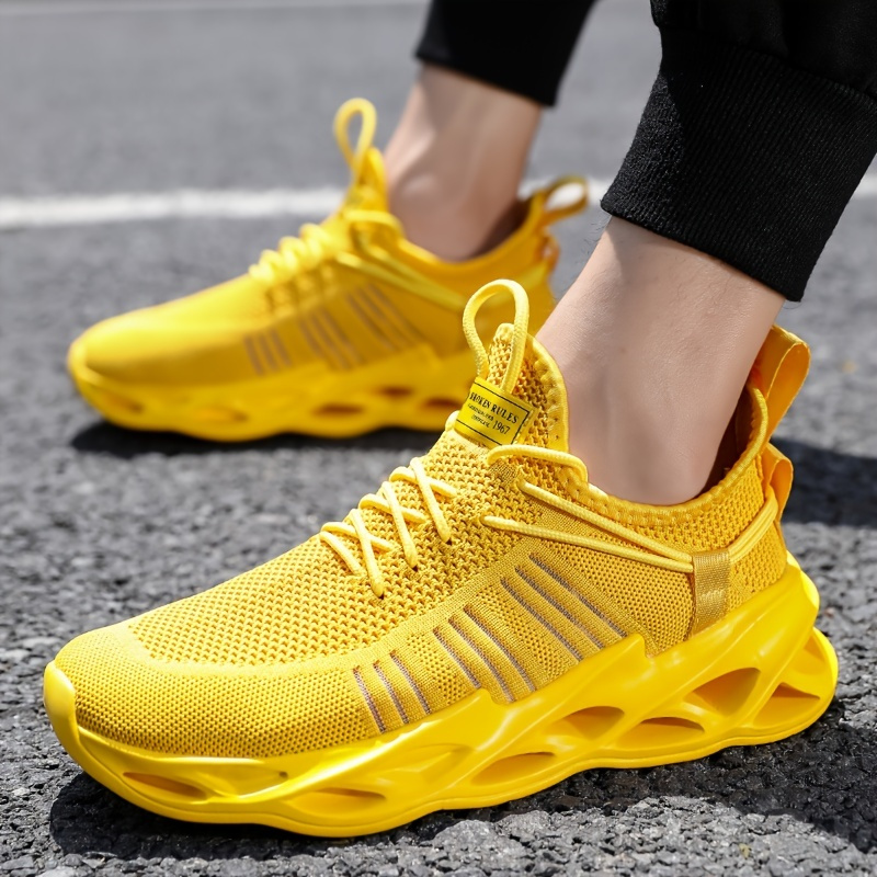 Yellow shoes clearance sport