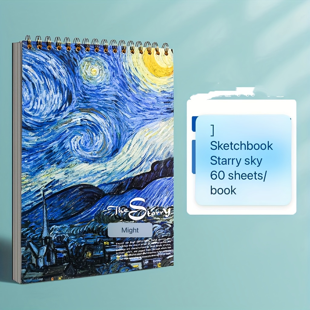 8k Sketchbook Thicken Art Painting Students Use Blank Picture Book