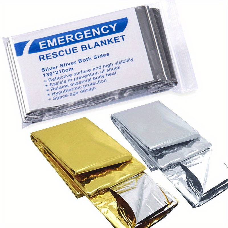 1pc/3pcs Mantas Térmicas Emergencia Mylar Diseñadas - Temu