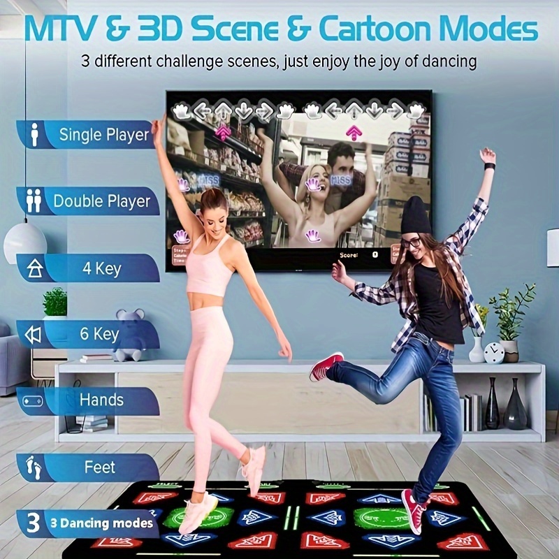 Hd Multiple Types Games Electric Hd Tv Dancing - Temu