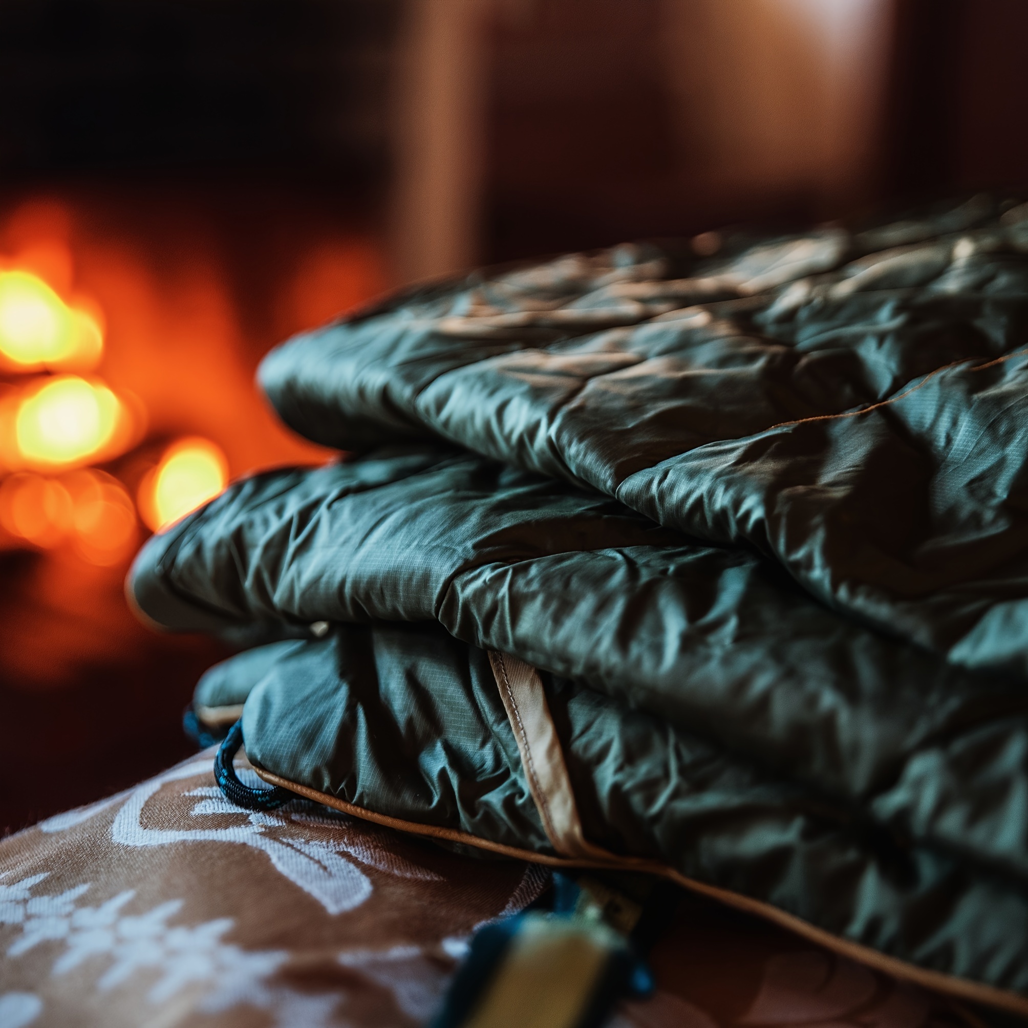 Down Insulated Camping Blanket