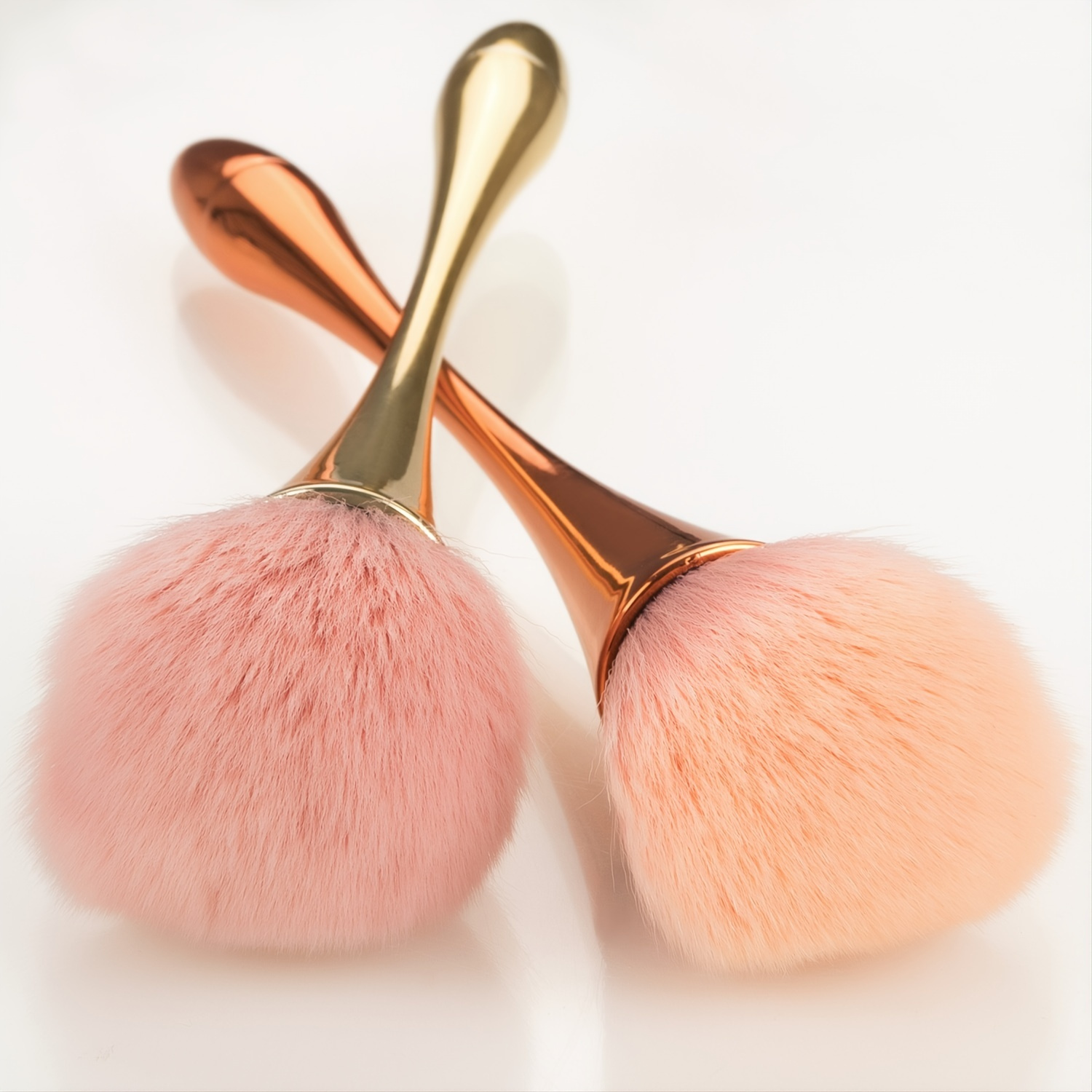 Glitter Makeup Brushes Sets -10 Pcs Cosmetic Brushes Set Bling Crystal Pink  Makeup Brushes Set