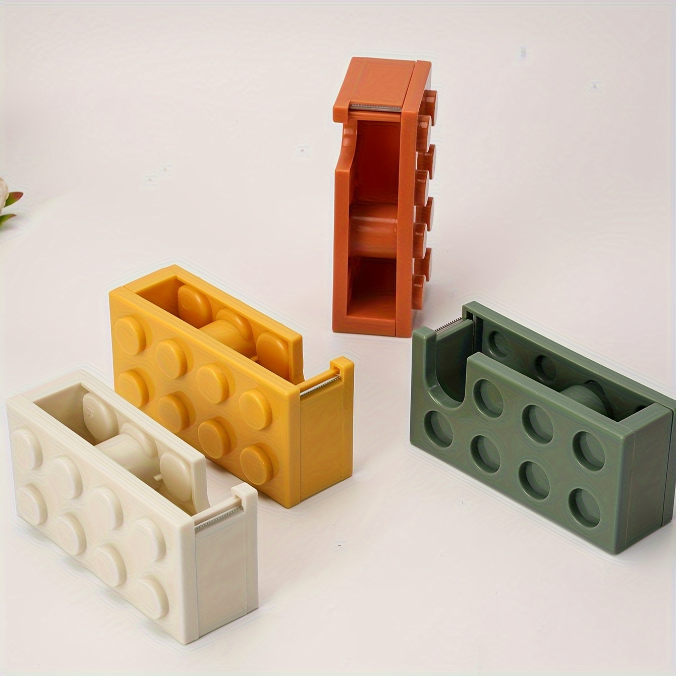 Building Block Desk Accessories : LEGO Tape Dispenser