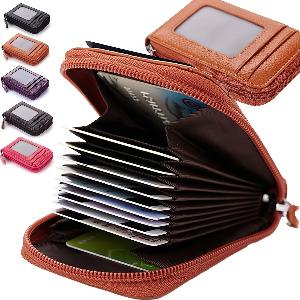 2023 Credit Card Holder Men Wallet Rfid Aluminium Box Bank Pu Leather  Wallets With Money Clip Designer Cardholder - Temu Germany