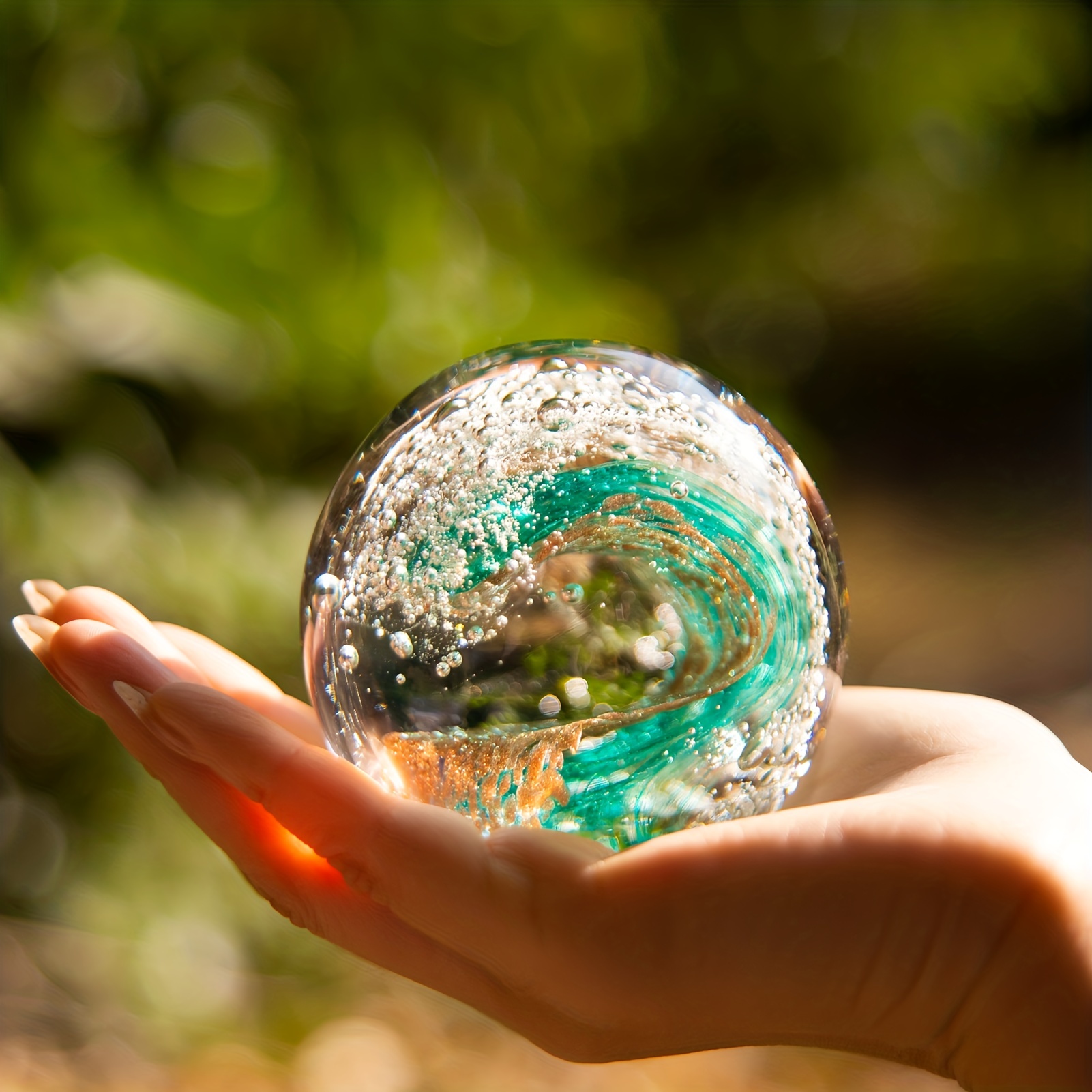 Boule de cristal transparente pour la décoration de la maison, boule photo  porte-bonheur, jouet pour enfants - AliExpress