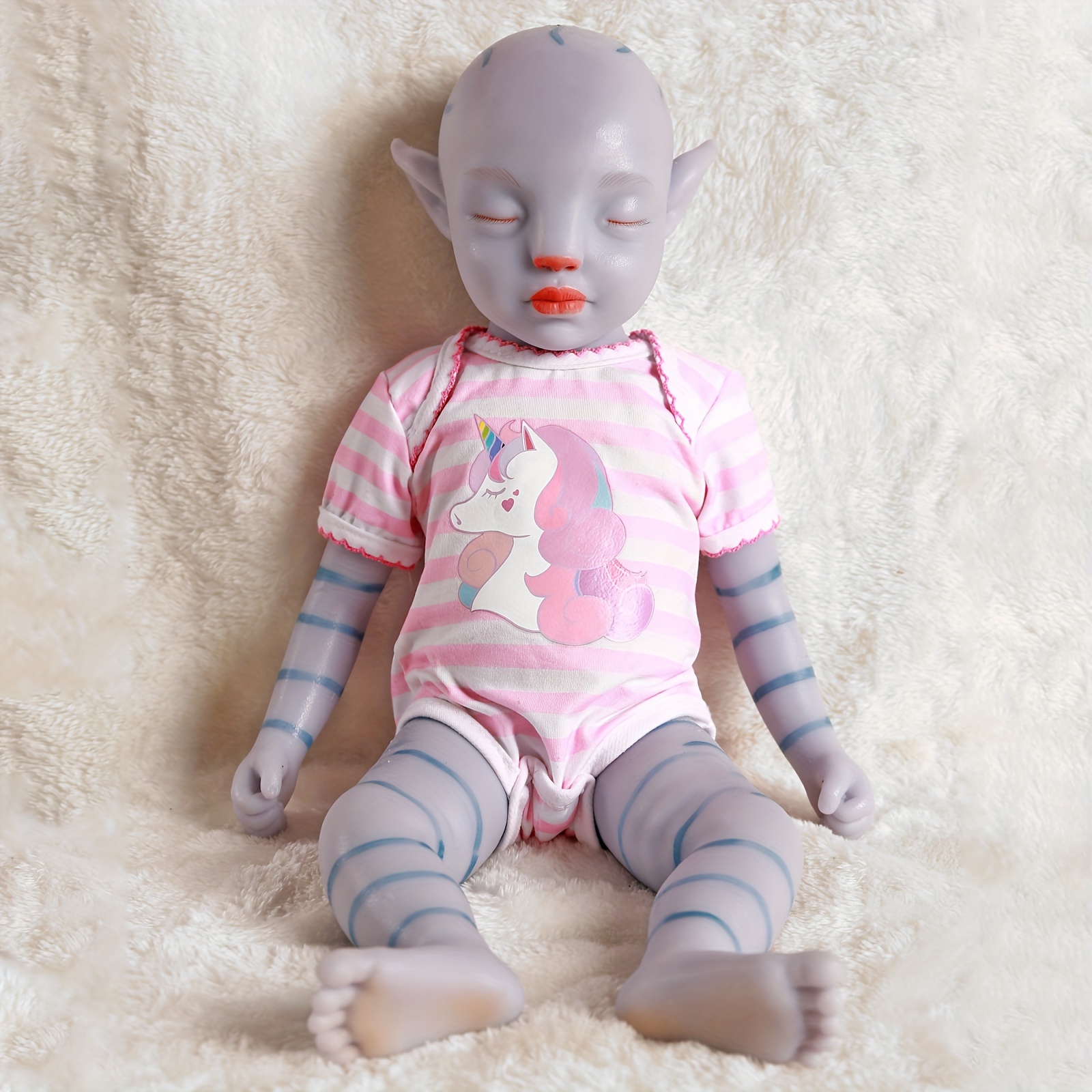 Unpainted Whole Silicone Awake Girl Bebe Reborn Dolls - Temu