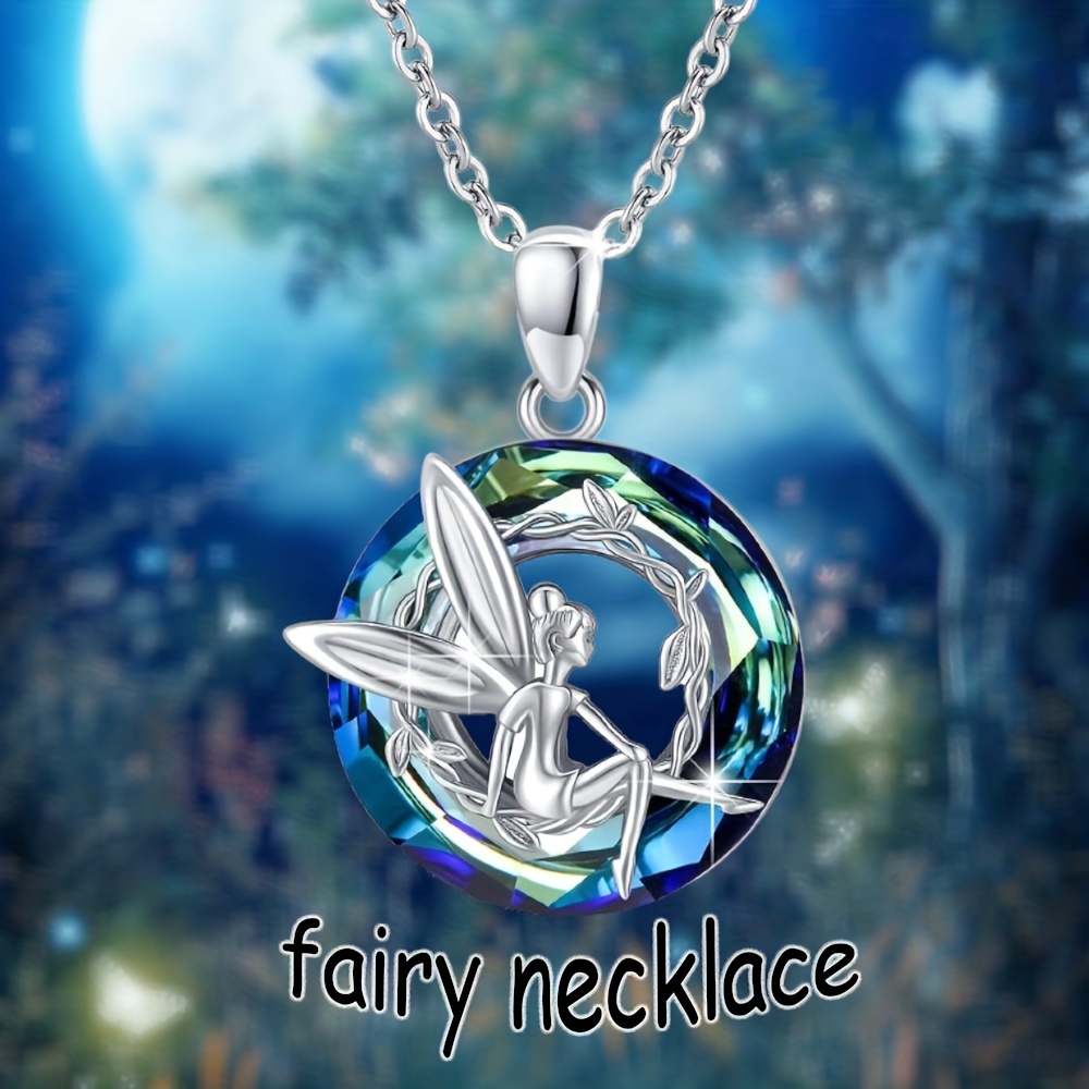 Sterling Silver Elvish Key Necklace Made With Swarovski Crystals, Elvish  Jewelry, Fairy Jewelry, Fantasy Jewelry, Key Jewelry 