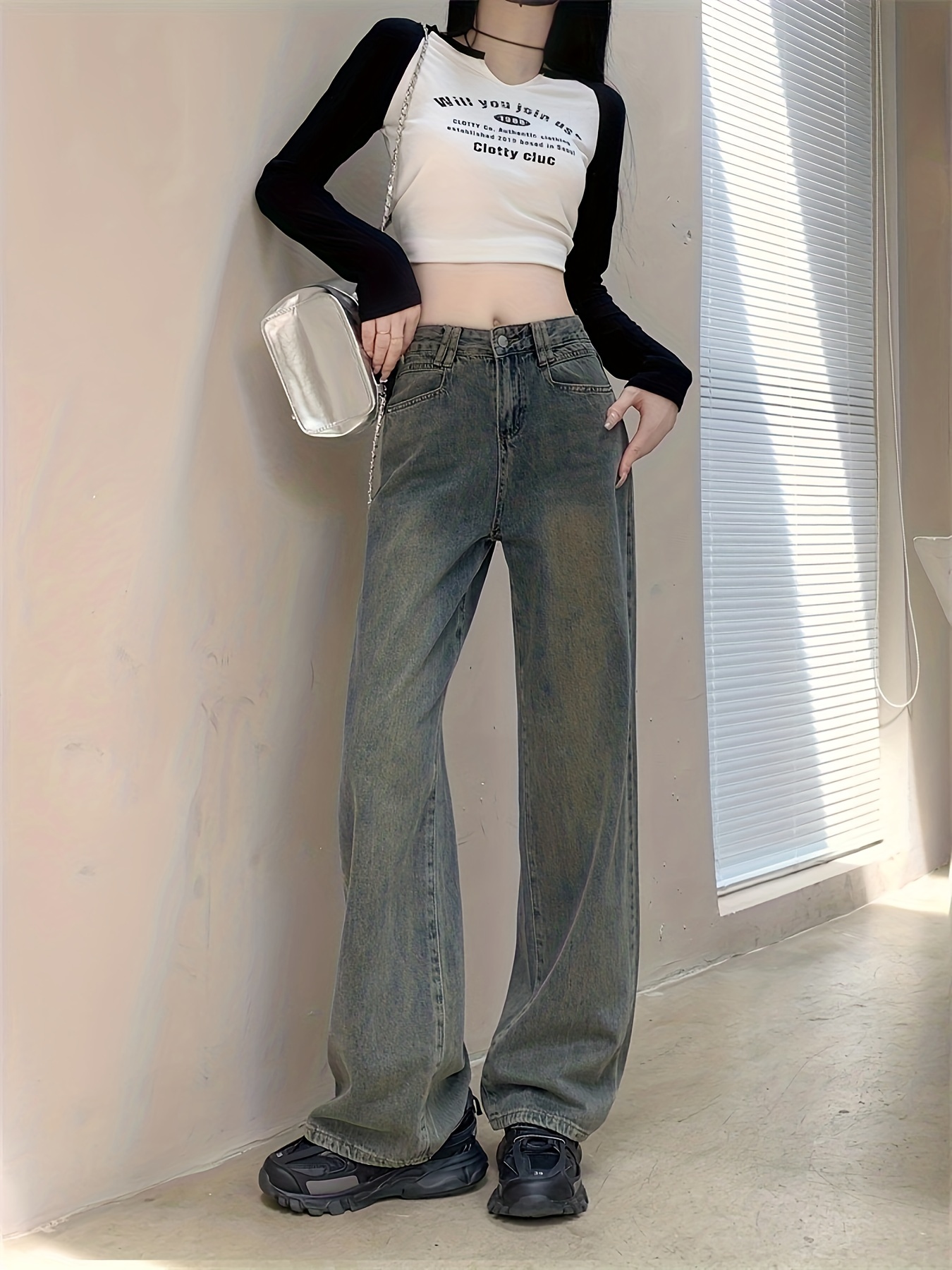 Buggy Jeans Women - Temu