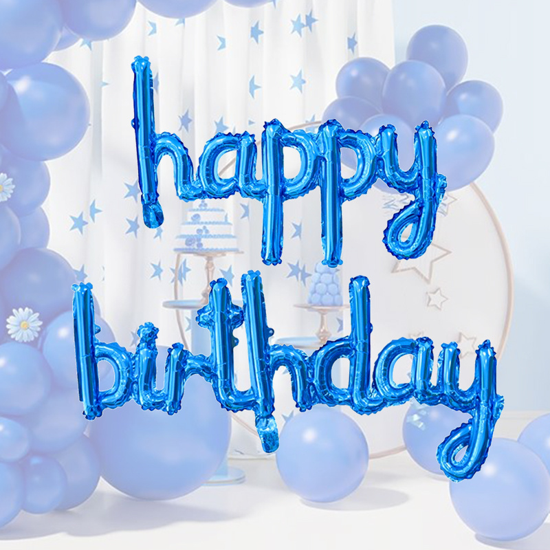 Birthday Party Decorations Happy Birthday Balloon Banner - Temu