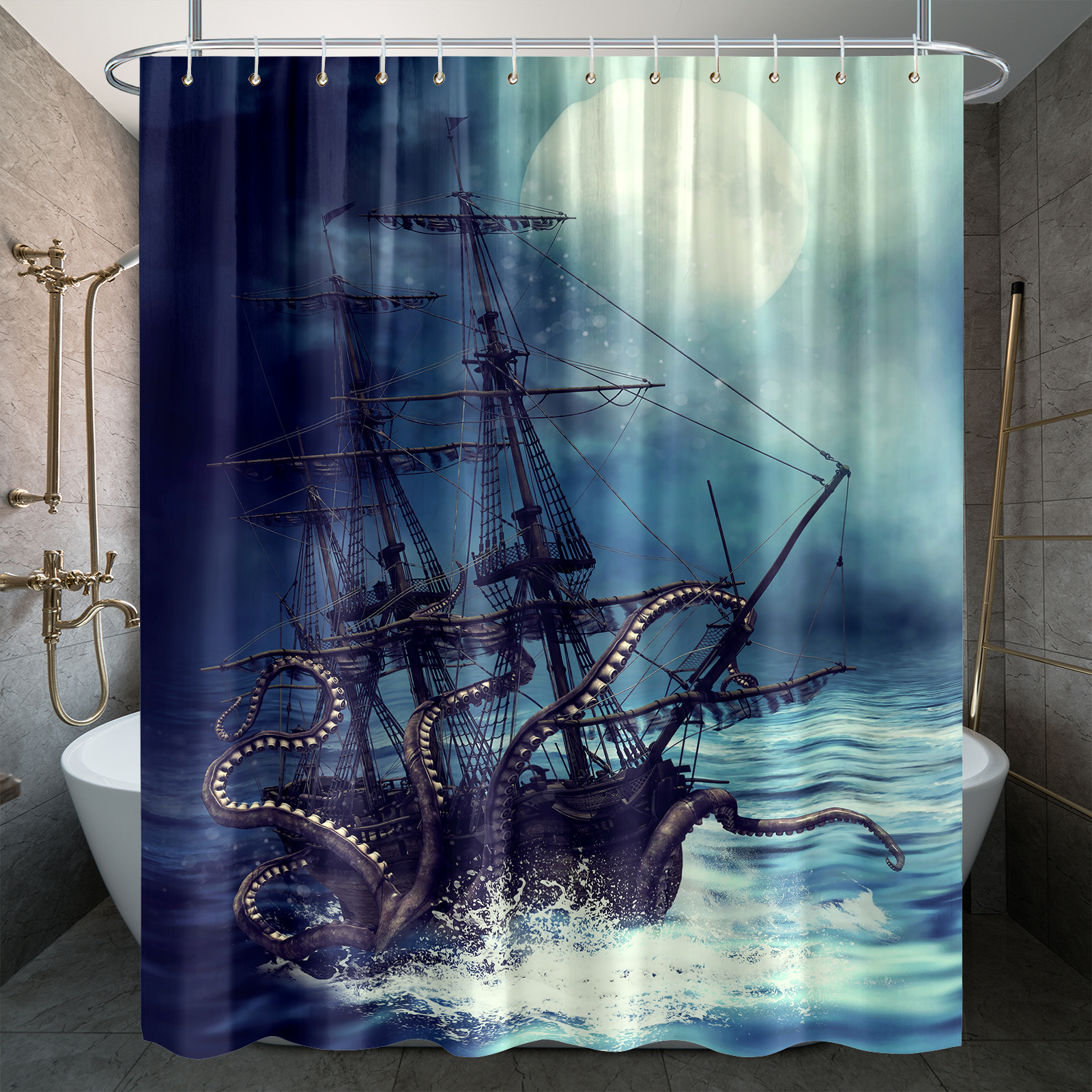  Harry Potter Shower Curtain