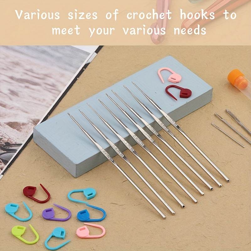 Crochet Hooks Tool Bearded Needle Knitting Rod Knitting - Temu