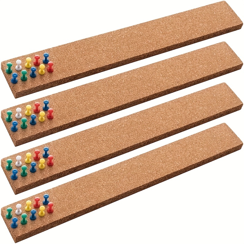 3 Roll Cork Strips Bulletin Board Bar Strip Self-Adhesive Corkboard  Strips