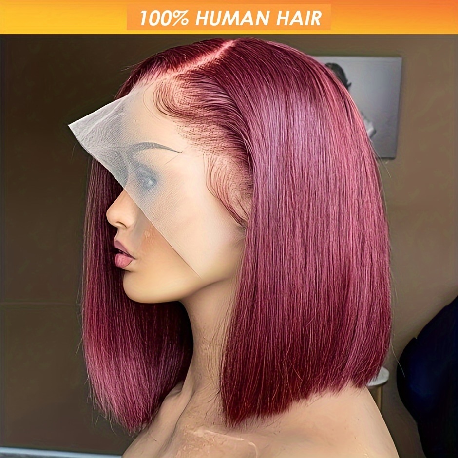 Bob 2024 wigs burgundy