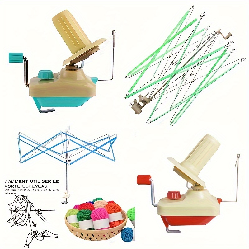 Winder Manual Handheld Yarn/fiber/string Ball Winder, Household, Portable,  Plastic
