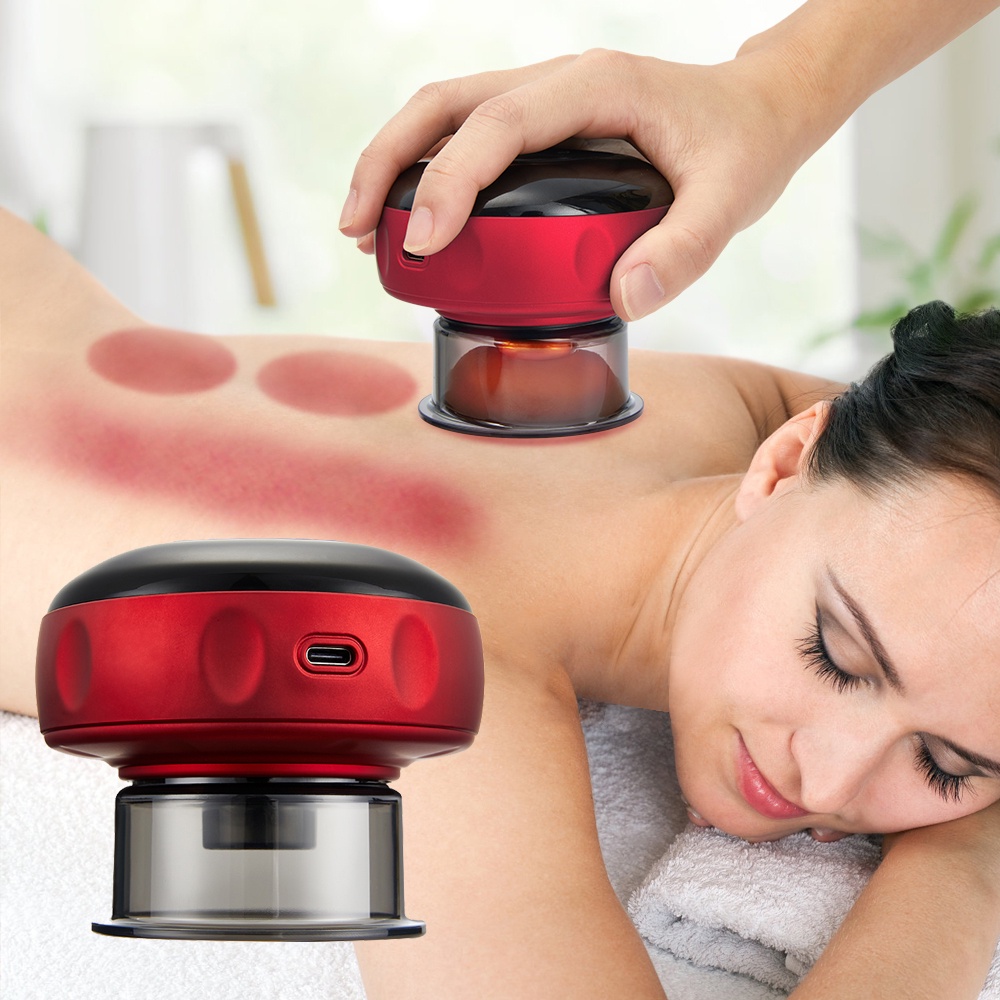 Masajeador Eléctrico Con Ventosa De Vacío Gua Sha