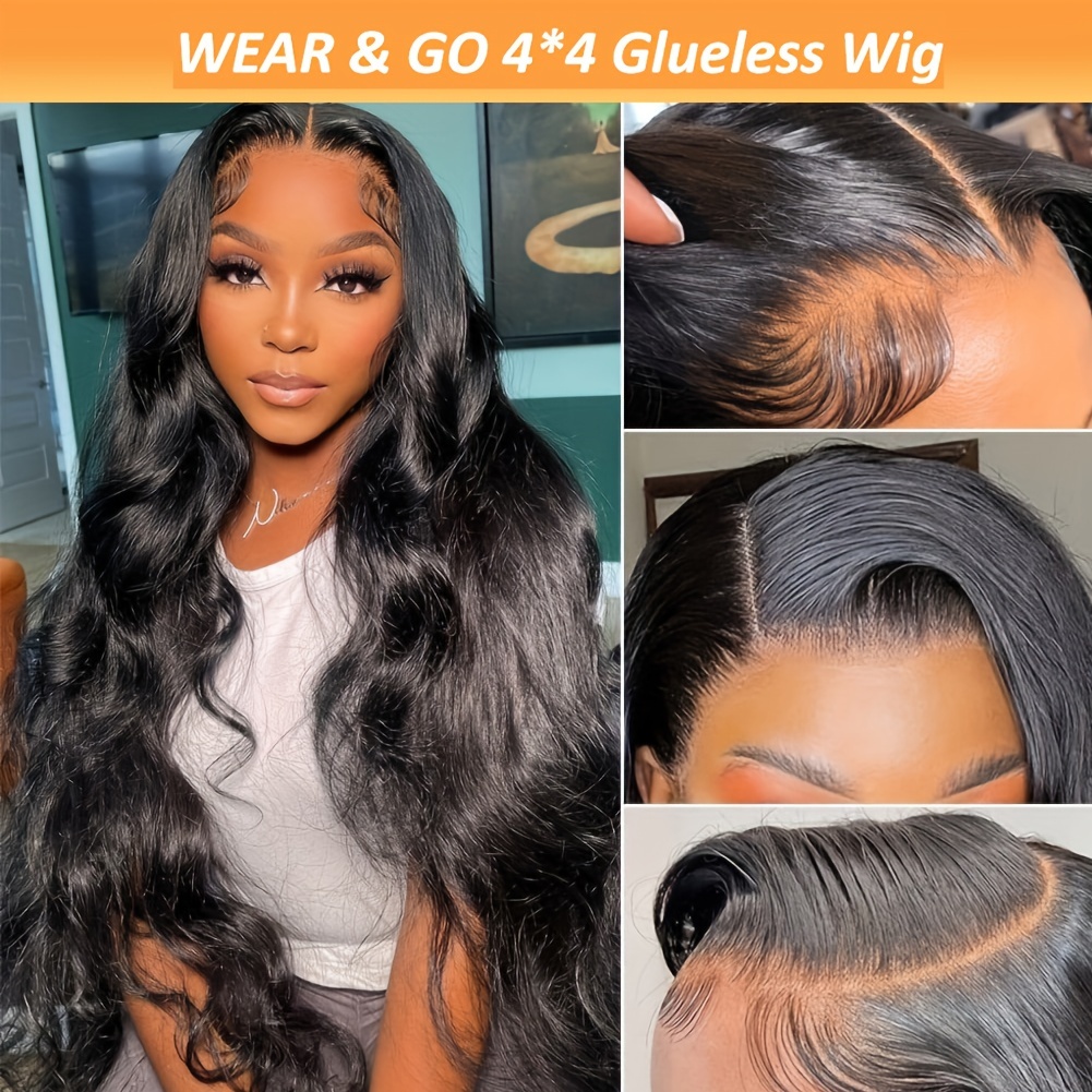 Wear and Go Glueless Wig 6x4 HD Closure Lace Wigs For Women Human Hair Wig  Kinky Curly Lace Frontal Wigs With Elastic Band YARRA