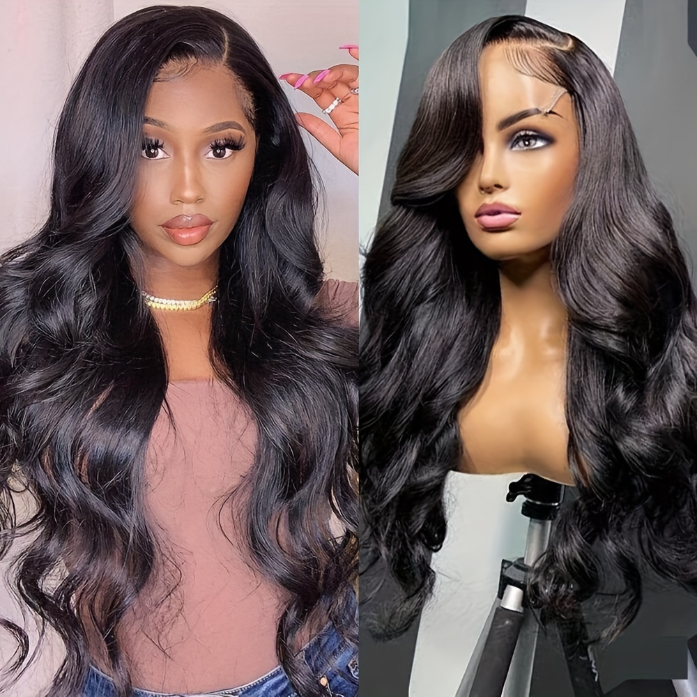 Brazilian Long Straight Human Hair Wigs 13x4 13x6 Lace Front Wig For Women  Real Hair Frontal Closure Wig Pre Plucked 18-38 Inches