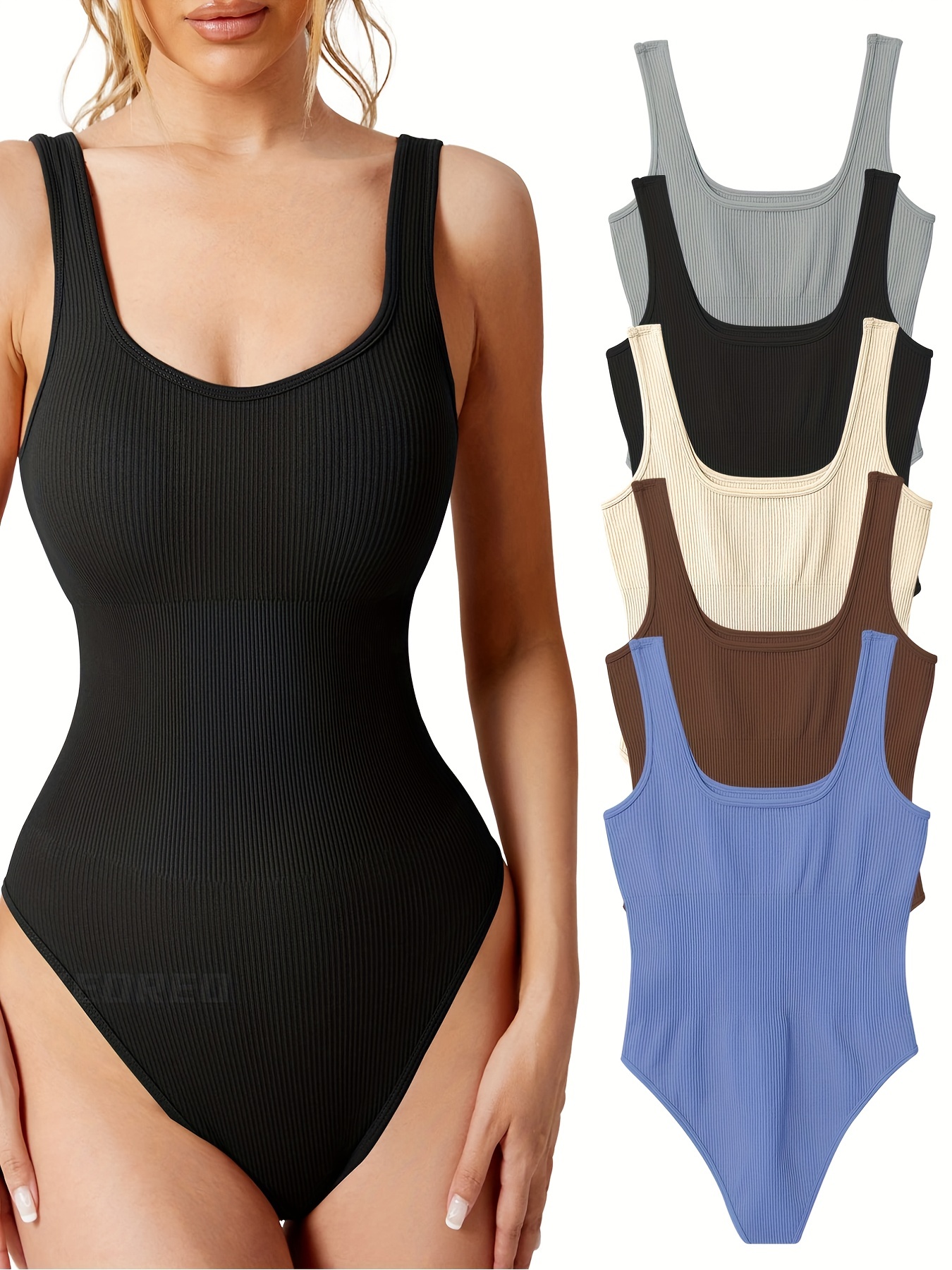 Women Sports One-Pieces Swimming Costumes Swimsuit Womens Tight Fitting  Control Shapewear Sleevelesssling Jumpsuit Plus Size One-Pieces Swimsuit