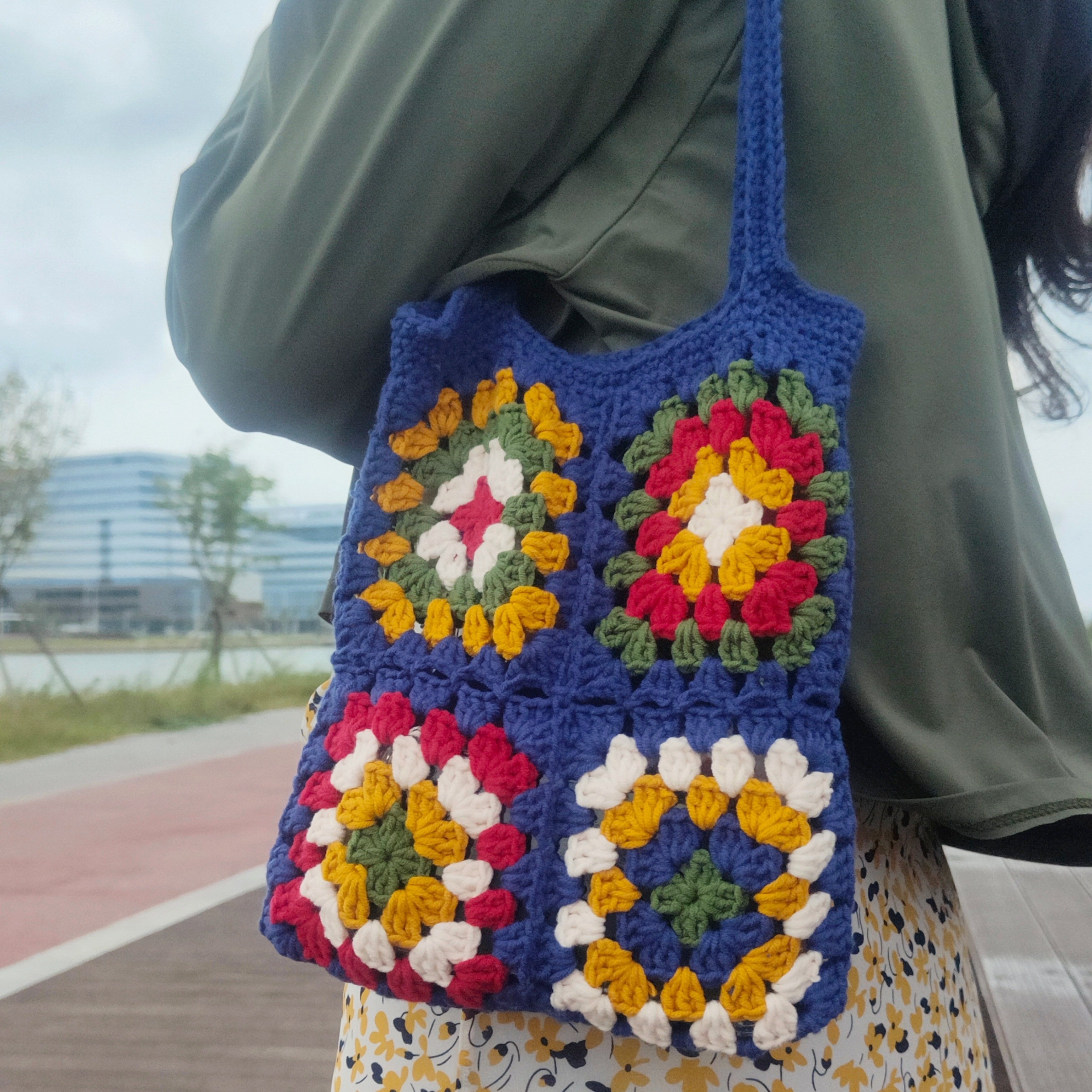 Macrame hot sale crochet bag