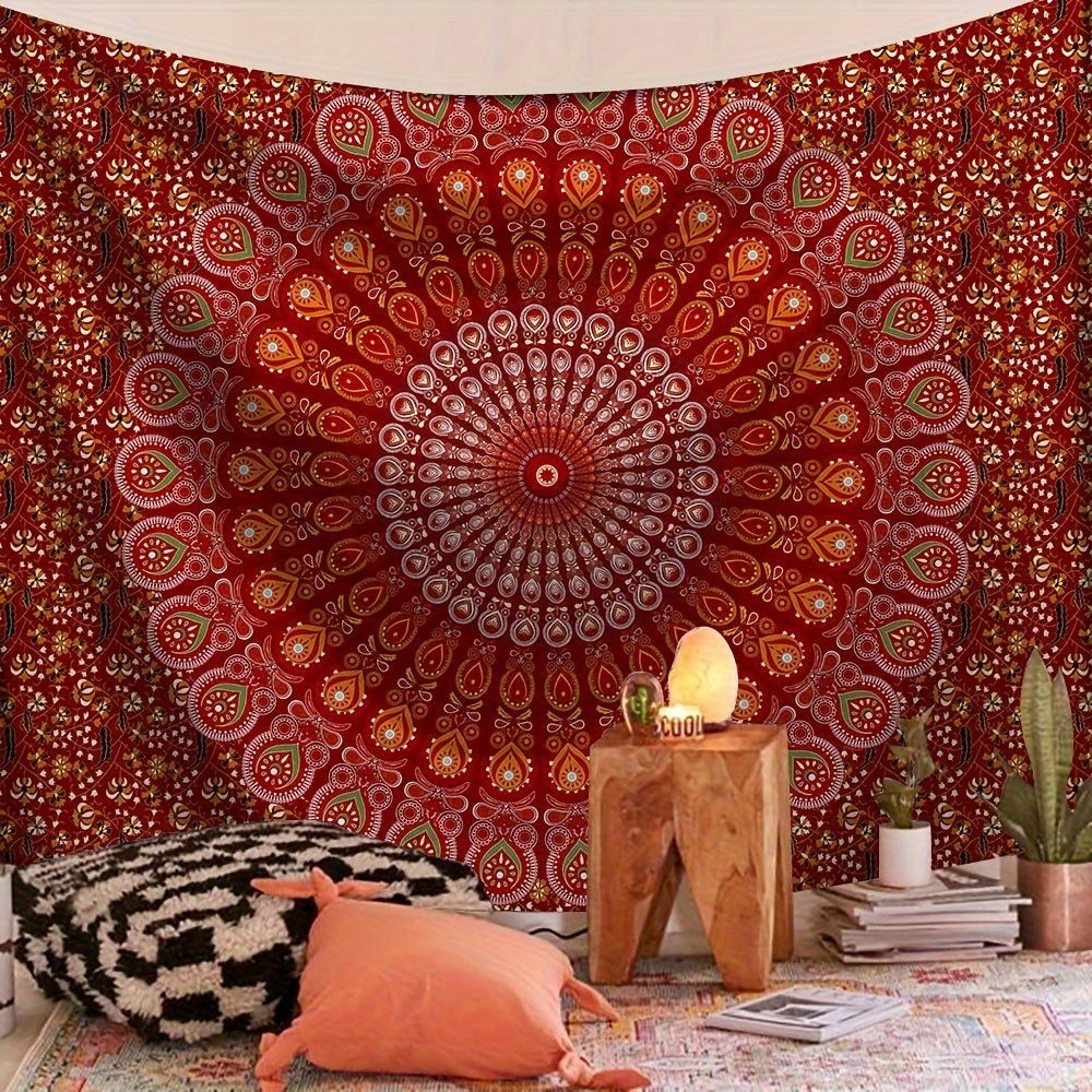 Tapisserie Mandala, Indien, Bohème, Hippie, Tissu Mural, Décoration Murale,  Lotus