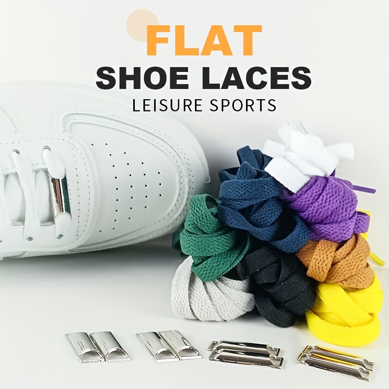 8Pcs No Tie Shoelace Anchors Laces Lock Clip For Adults Shoe