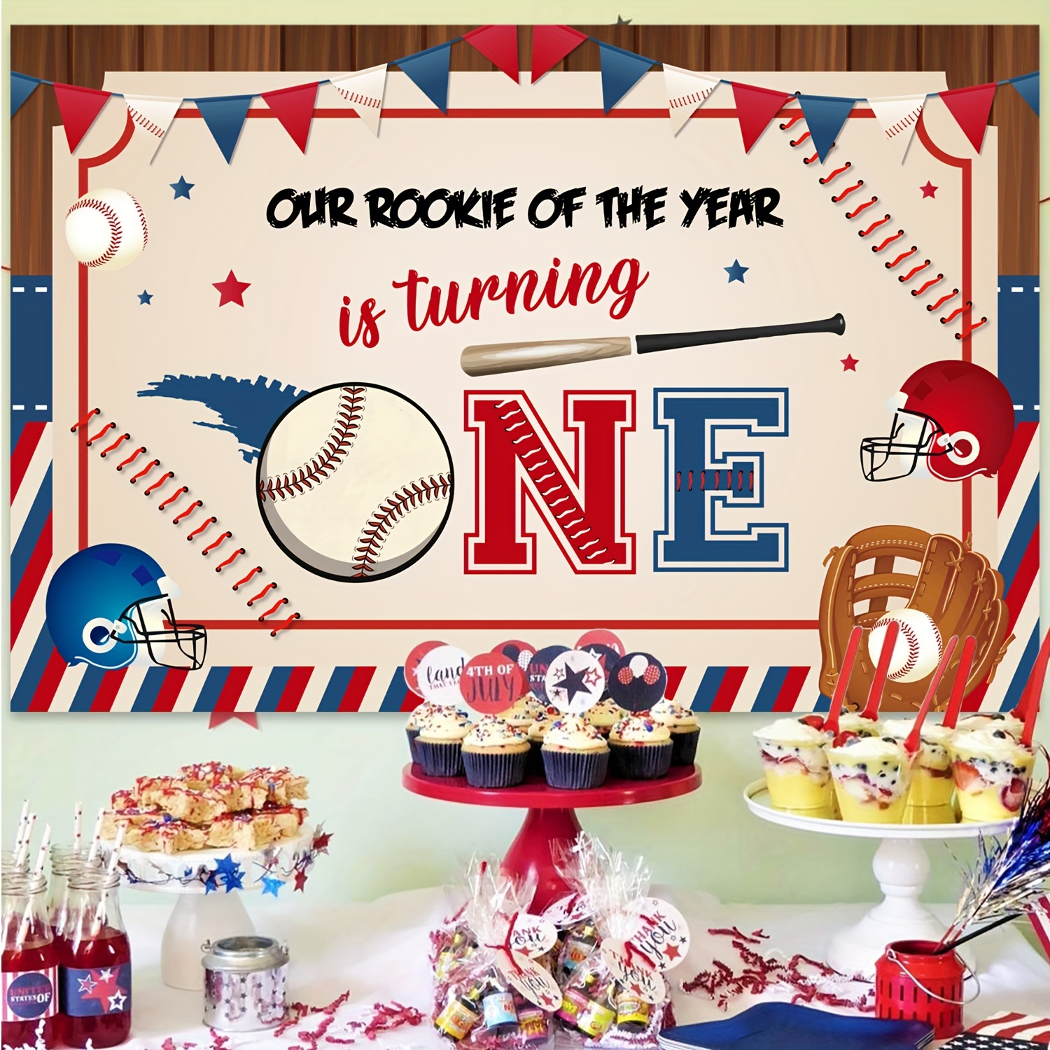 Baseball Party Favors Baseball Straws 24pcs Baseball Party Decorations  Supplies Reusable Baseball Plastic Straws for Baseball Themed Birthday,  Baby