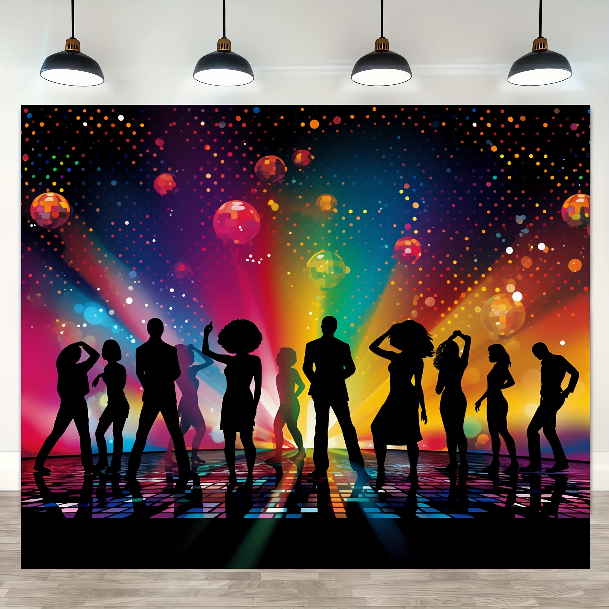 8Pcs Wall Stickers Vinyl Record Wall Stickers Decal Mural for Home Studio  Room, Discs Hip Hop Rock 70S 80S 90S Retro Decor