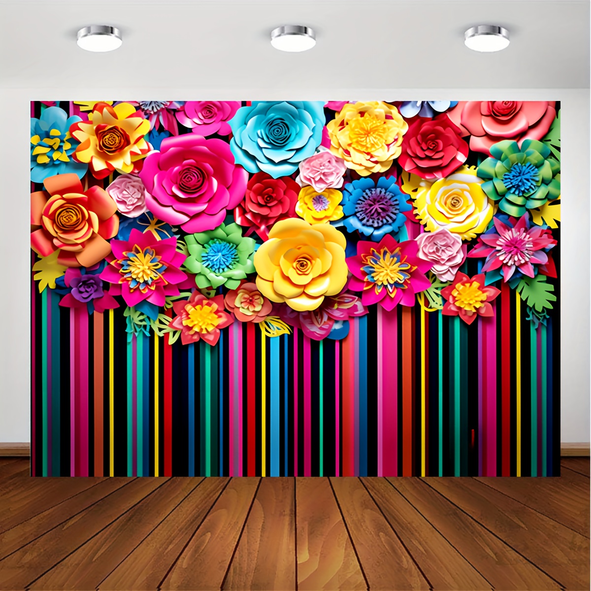 Fiesta Theme Photography Backdrop & Studio Props Kit, Cinco De Mayo Party  Decorations, Mexican Photo Booth Background for Pictures, Summer Pool