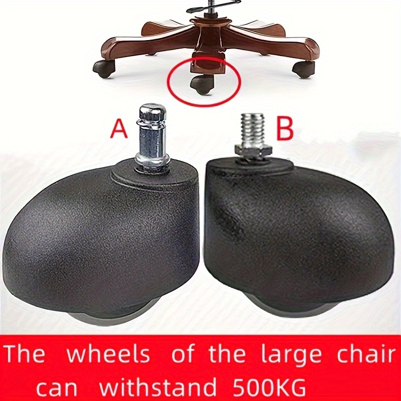 Swivel Chair Wheels Spinner Wheels Chair Boss Seat Casters E sports Roller Cracker Bread Computer Office Chair Pulley Boss Chair Wheels