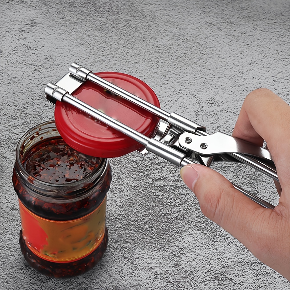 Stainless Steel Jar Opener, Adjustable Multifunctional Can Opener