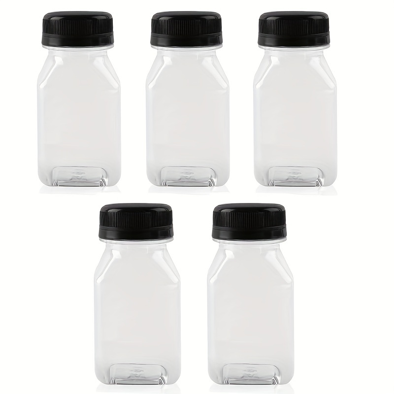 6 Pack Large 50 Oz Water Carafe with White Flip Top Lid, Clear Plastic  Juice Jar Containers, Mimosa Bar Beverage Pitcher BPA Free - for Water,  Iced