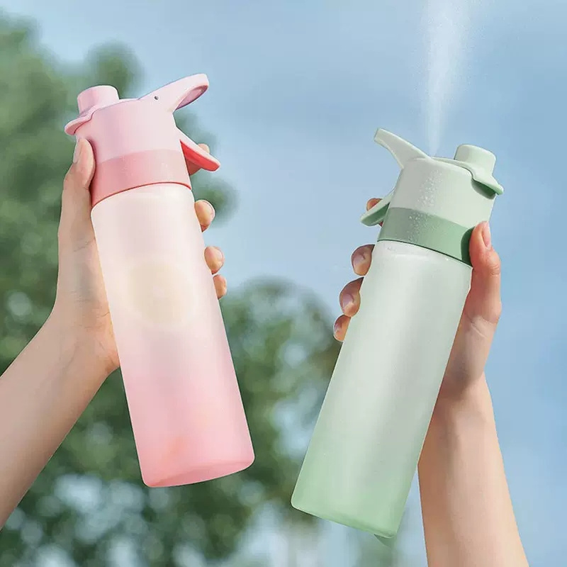 1pc 480ml Fruit Plastic Water Bottle Portable Water Bottles Cute Leak Proof  Travel Drinking Bottle Shaker For Girl Kids Cup