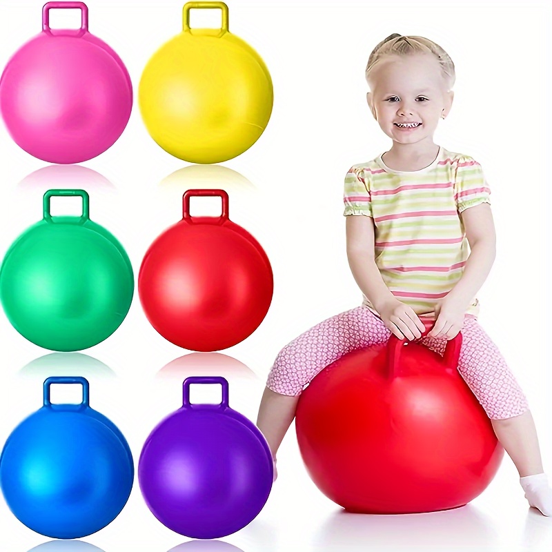 Ballon rouge Balle rebondissante antidéflagrant équilibre extérieur  gonflable exercice saut boules jouets