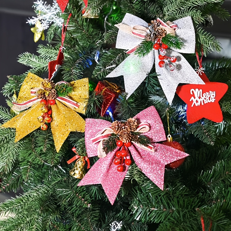 Decoração De Árvore De Natal Rosa De 1 Unidade Topper De Ornamento  Brilhante Em Forma De Estrela De 7,5 Polegadas, Chapéu Superior De Árvore  De Natal Em Forma De Estrela De 19
