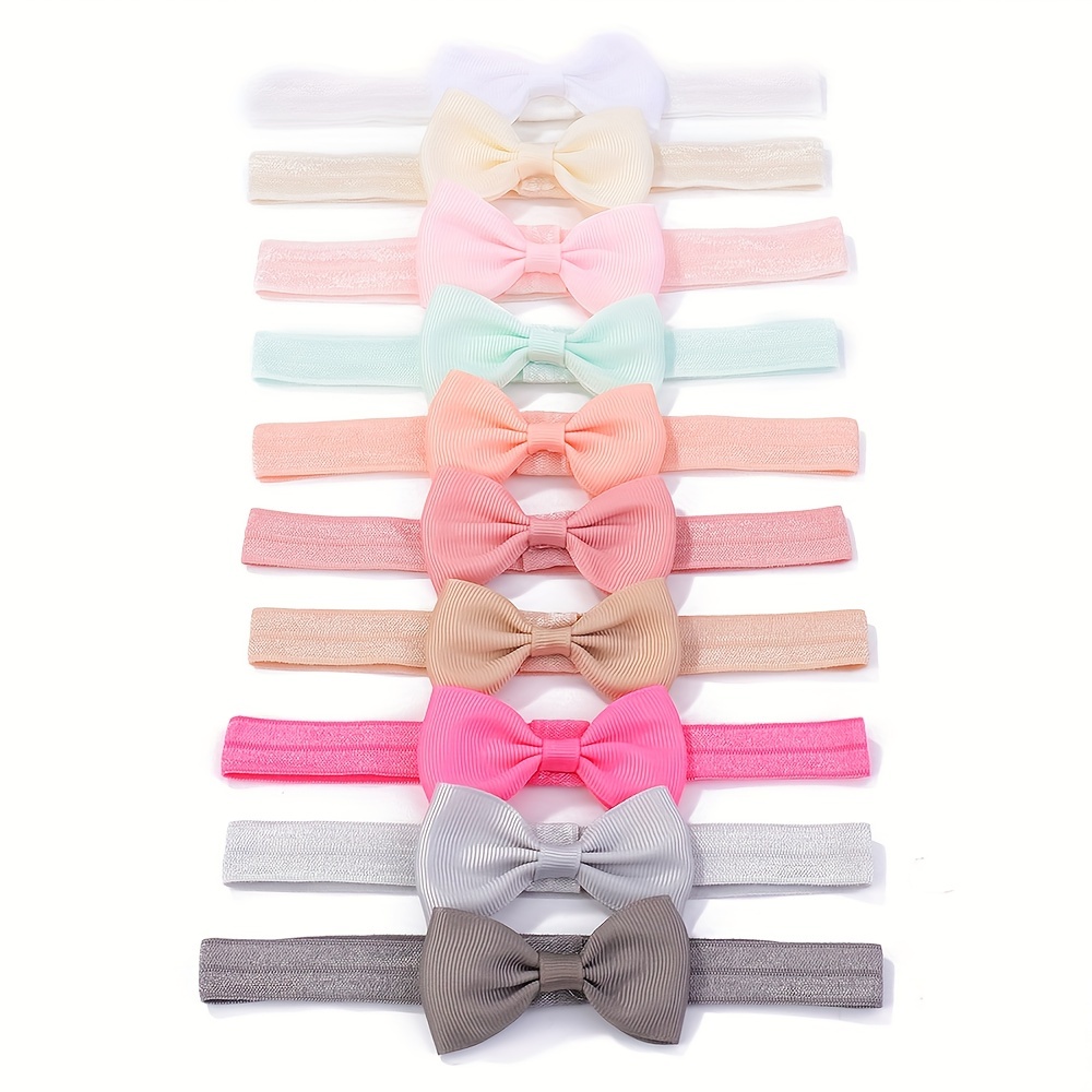 Fiocco Elastici per Capelli - Treccia Porta Bow Hairbands Fasce Accessori  per Capelli Legami Corda Anello per Baby Ragazze Bambini Bambine  Adolescenti