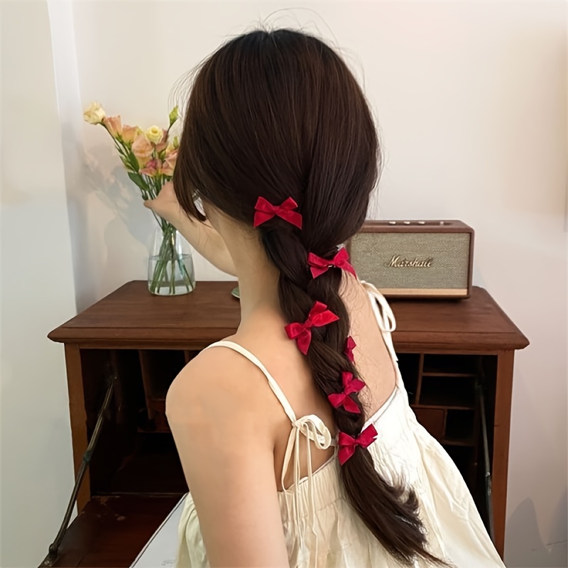 2 Uds Pinza Pelo Lazo, Pinza Cola Caballo Niñas Fiestas Navideñas, Pinzas  Pelo Estilo Viaje, Accesorios Cabello Princesa - Moda Infantil - Temu Mexico