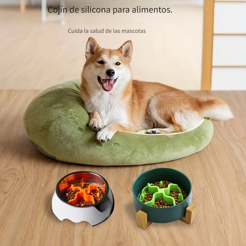 Tapete para lamer perros, alimentador lento para perros, tapete calmante  para mascotas, tapete para lamer entrenamiento de perros y gatos, perfecto