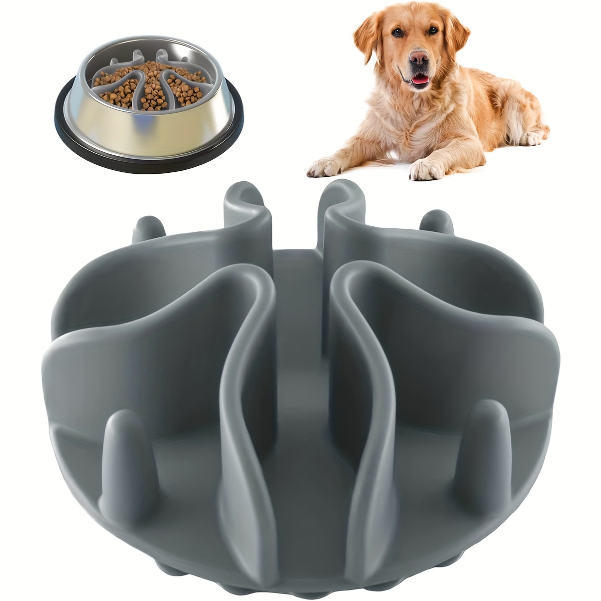 Slow Feeder Dog Bowl Anti Gulping Healthy Eating Interactive Bloat Stop Fun  Alternative Non Slip Dog Slow Food Feeding Pet Bowl Slow Eating Healthy -  China Bowl Pets and Pet Bowls for
