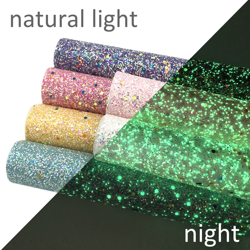 6 Grids Night Pigment Ultrafine Glitter Glow Luminous Mermaid