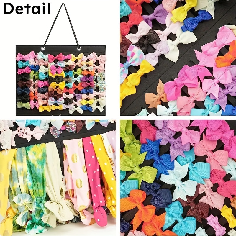  yunhuatdm Headband Bow Holder Hanging Hair Bows