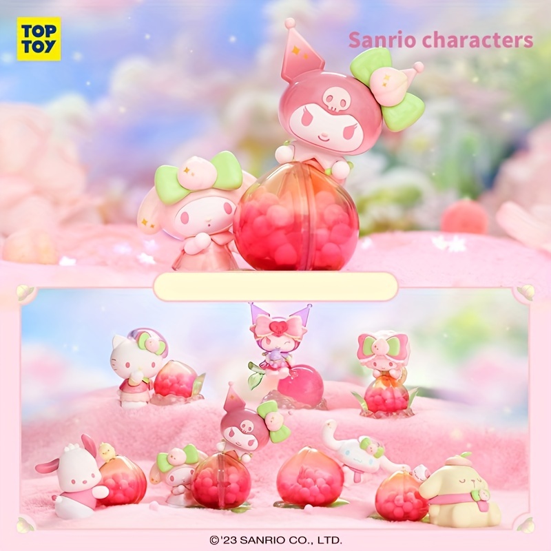 Miniso Sanrio Characters Bunny Series 6pcs Blind Box Cinnamon Kuromi Hello  Kitty