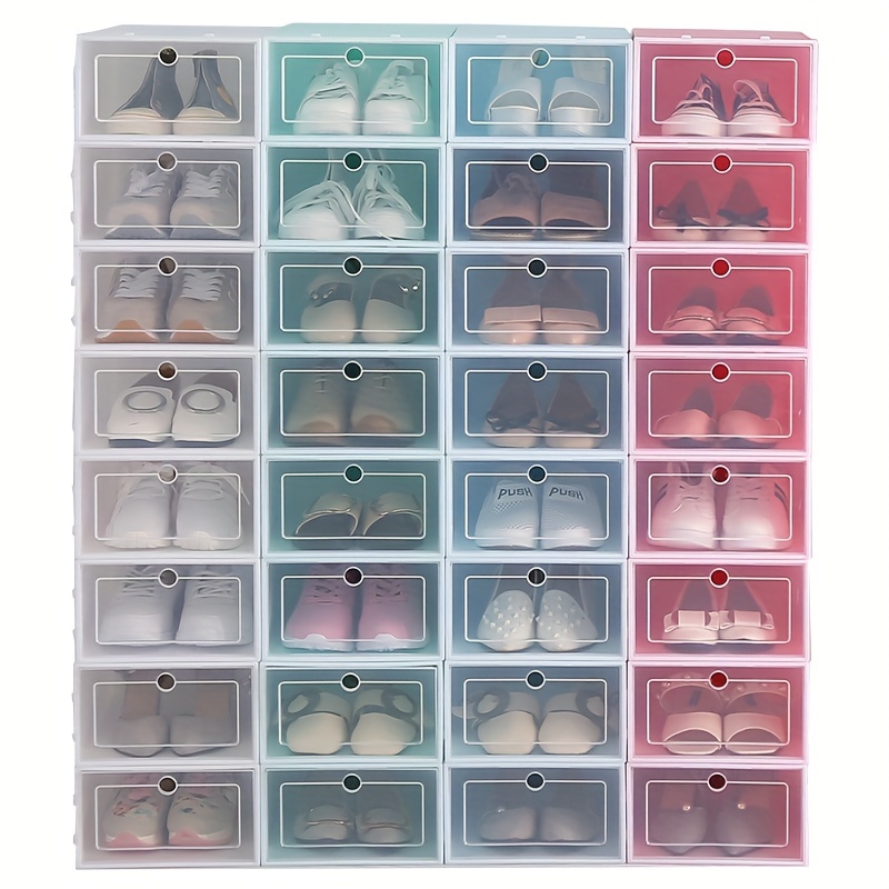 Waterproof And Dustproof Clear Shoe Organizer - Temu